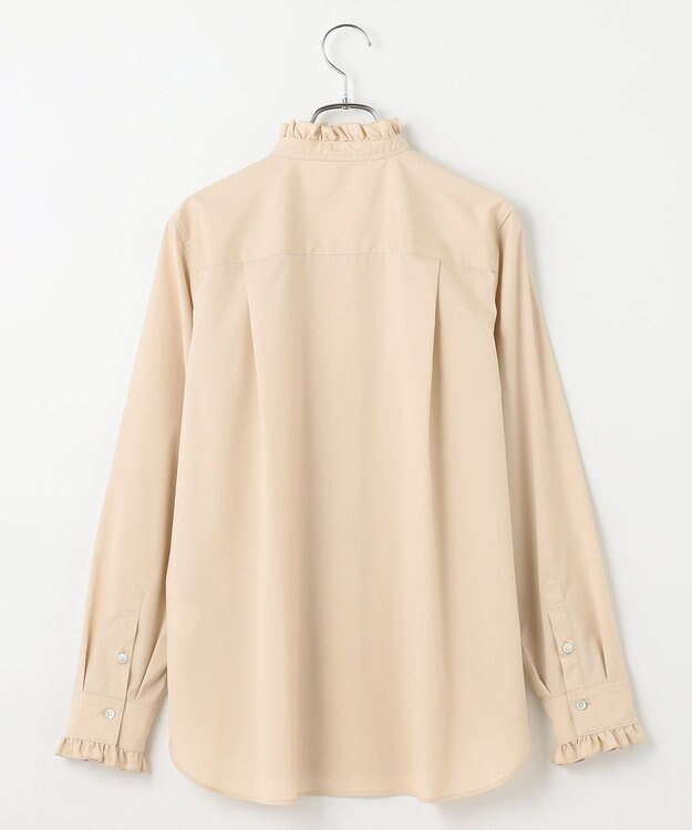 #Newans フリルカラーノーブルブラウス ベージュ