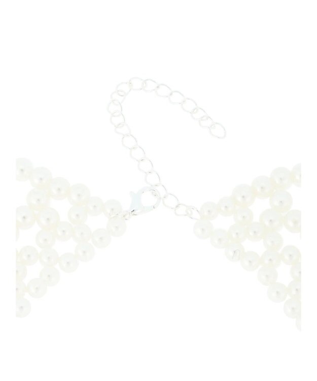 Green Parks ・ＨＡＬＦ　ＴＩＭＥ　パールカラーネックレスＣ White