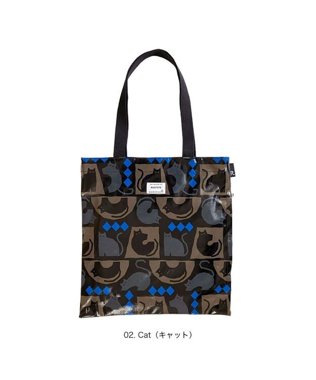 ROOTOTE 3624【オフィシャルストア限定】EU.A4アーキャトルワイド.ラミネート-U 02：キャット