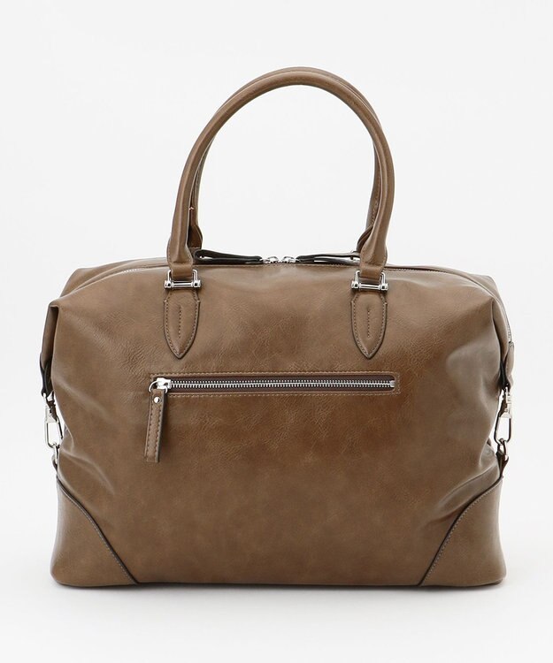 UNBILLION 【テレビ ドラマ着用アイテム】Otias アンティークタイプ合皮2WAYボストン ブラウン