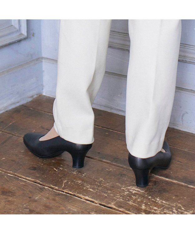 ing <ing>【5cmヒール】ブラックパンプス ブラック