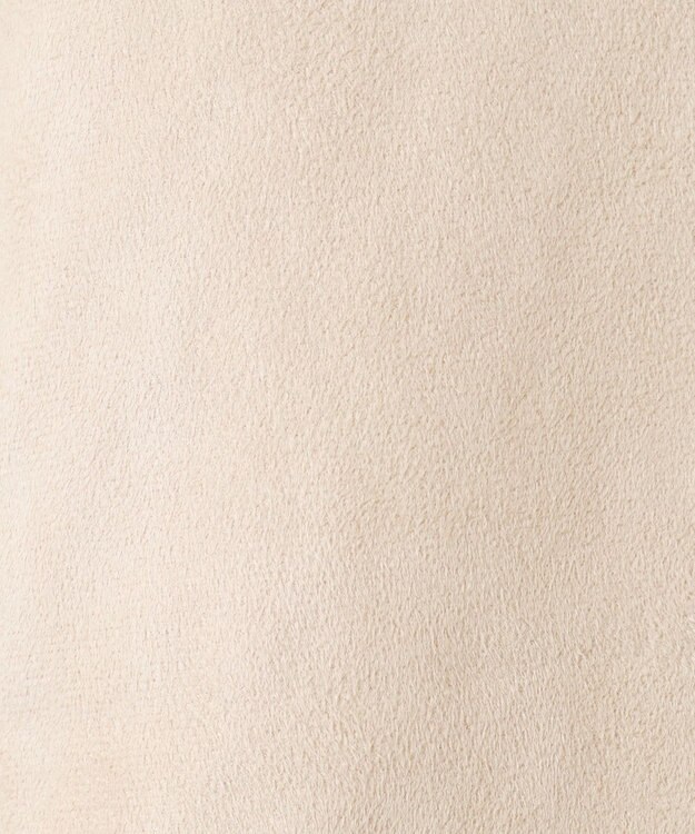 earth music&ecology リバーシブルフェイクムートンショートブルゾン アイボリー