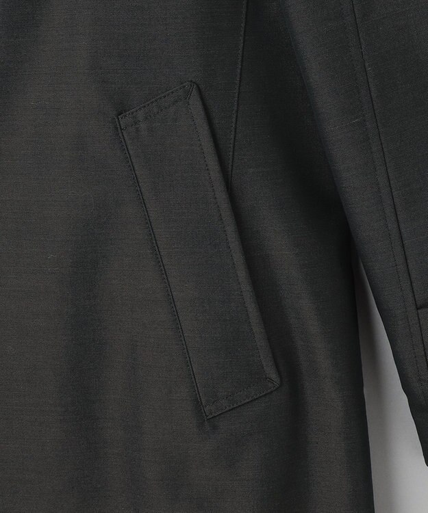 GOTAIRIKU 【山栄毛織】コットンモヘア ラグラン コート ダークブラウン系