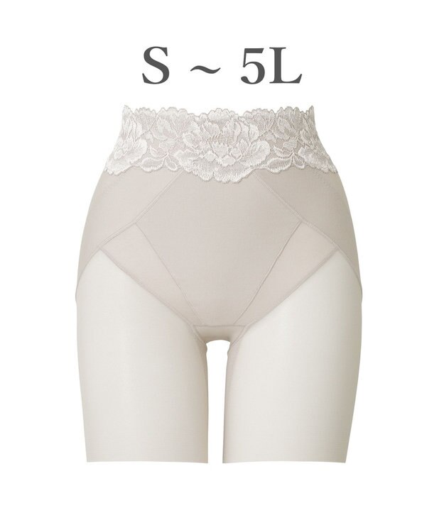 BRADELIS New York 【BRADELIS NewYork peace】おしりPラインヒップラップロングショーツ25 ブラデリス パールグレージュ