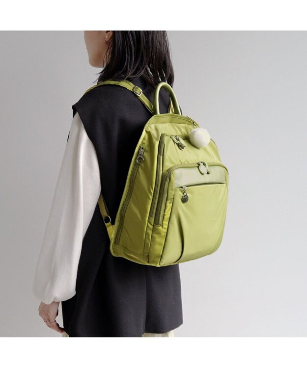 ACE BAGS & LUGGAGE Kanana project PJ1-4th リュックサック A4 67645 カナナ プロジェクト 軽量 軽い 旅行 イエローグリーン