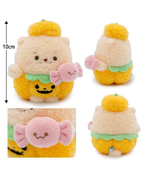 Mother garden しろたん ハロウィン ぽてぽてマスコット 《らっこいぬ》 単品 らっこいぬ