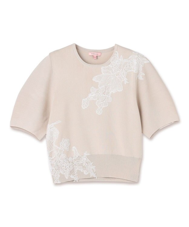 TOCCA ROMANCE KNIT ニット ベージュ系