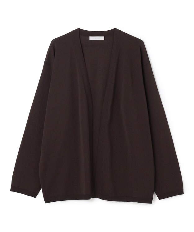 UNFILO MENS アラエルエアリーシアーカーデ ブラウン