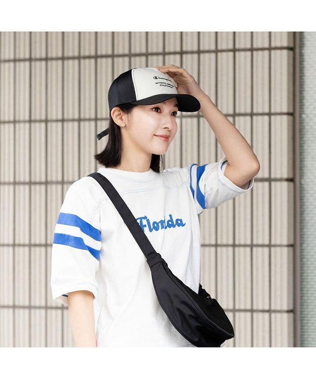 林八百吉商店 Champion オックストラッカーメッシュキャップ アイボリー
