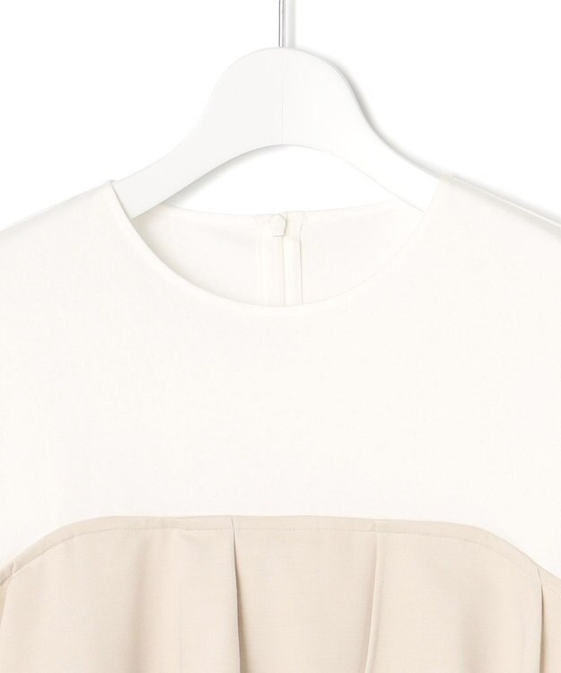 23区 【洗える】ライトクロスビスチェコンビ ジャージー カットソー ベージュ系