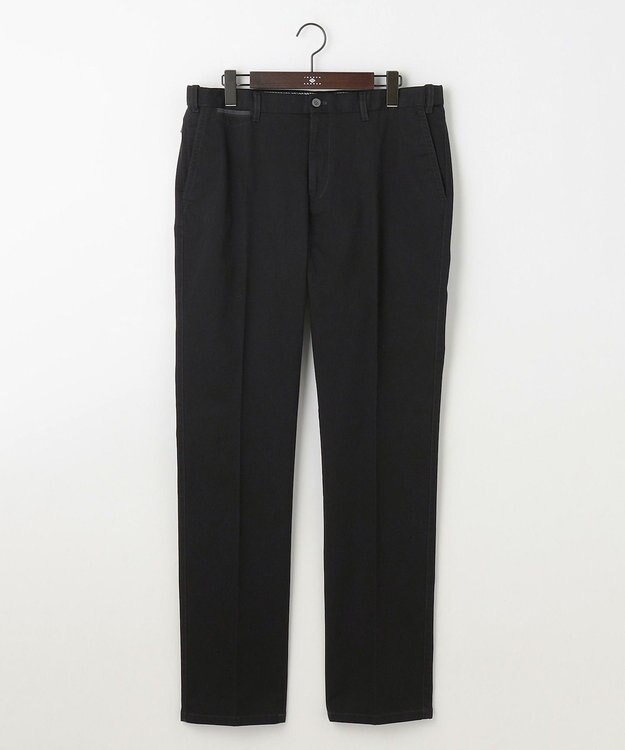 JOSEPH ABBOUD 【キングサイズ・25SS・ウエストも伸びる！オーガニックコットン使用】ハイパワーオーガニックピケ パンツ ブラック系
