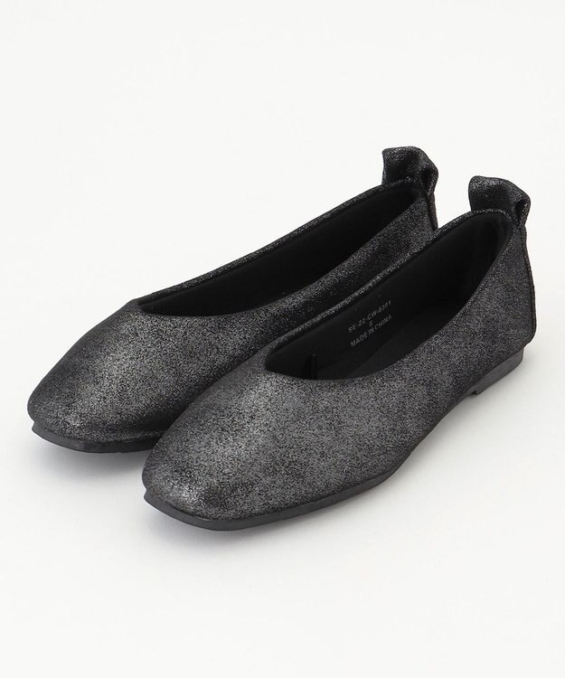 ANY 走れるバレエシューズ ブラックラメ