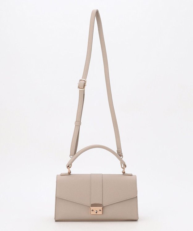 ANY SIS 【2WAY】トップハンドルショルダー バッグ グレージュ