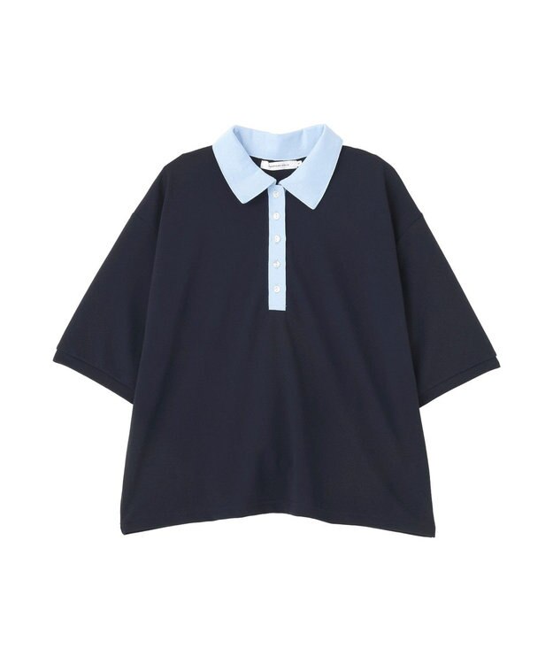 AMERICAN HOLIC 【マルチ機能】カノコポロシャツ Navy