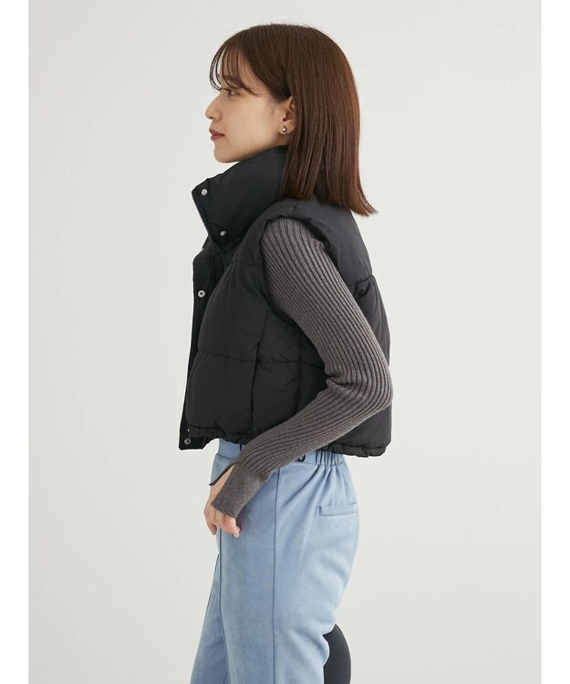 Green Parks ・Ｐｅｔｉｔ　Ｆｌｅｕｒ　ナカワタショートベスト Black