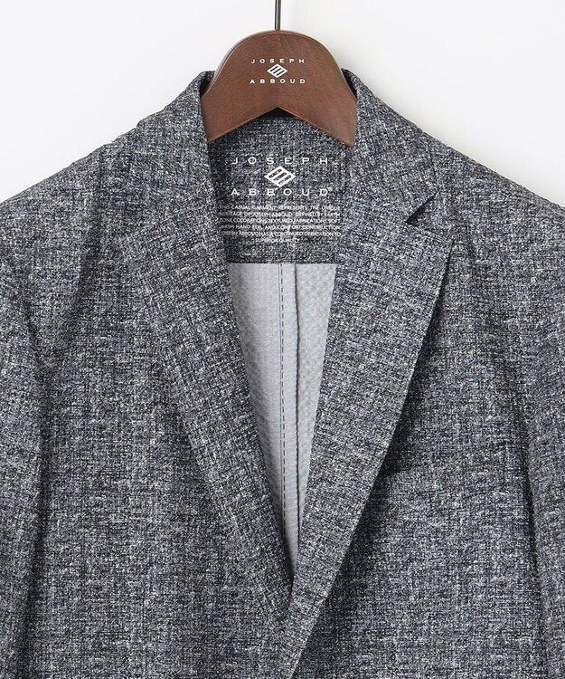JOSEPH ABBOUD 【イージーケア・多機能】人気 ライトウェーブ ジャケット グレー系