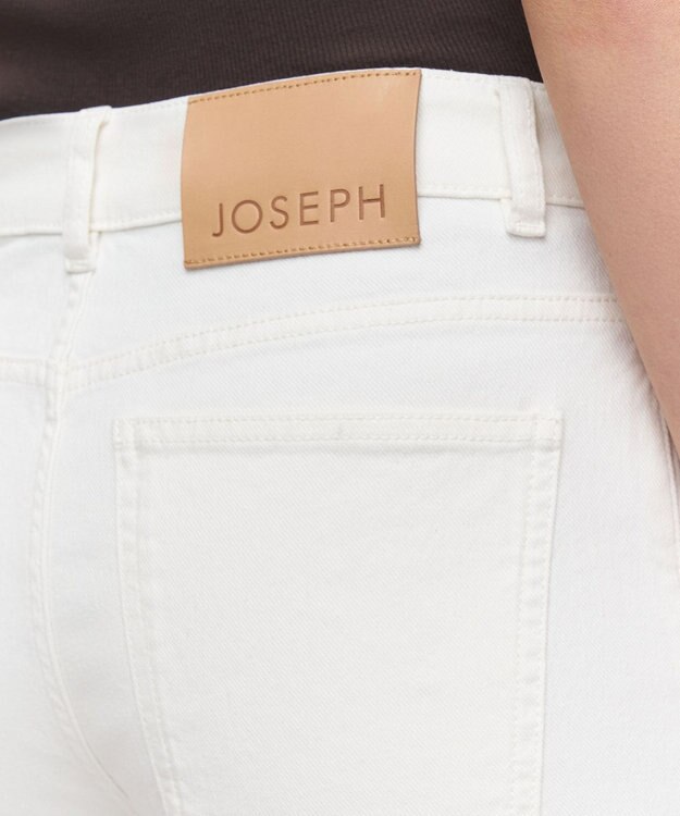 JOSEPH デニムストレッチ　トラウザーズ White