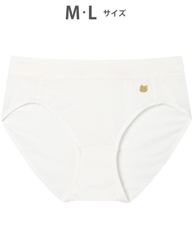 tsumori chisato SLEEP ツモリチサト ショーツ 綿混ベア天竺素材(身生地) はきこみ丈あさめ レディース UPX400/ワコール アイボリー