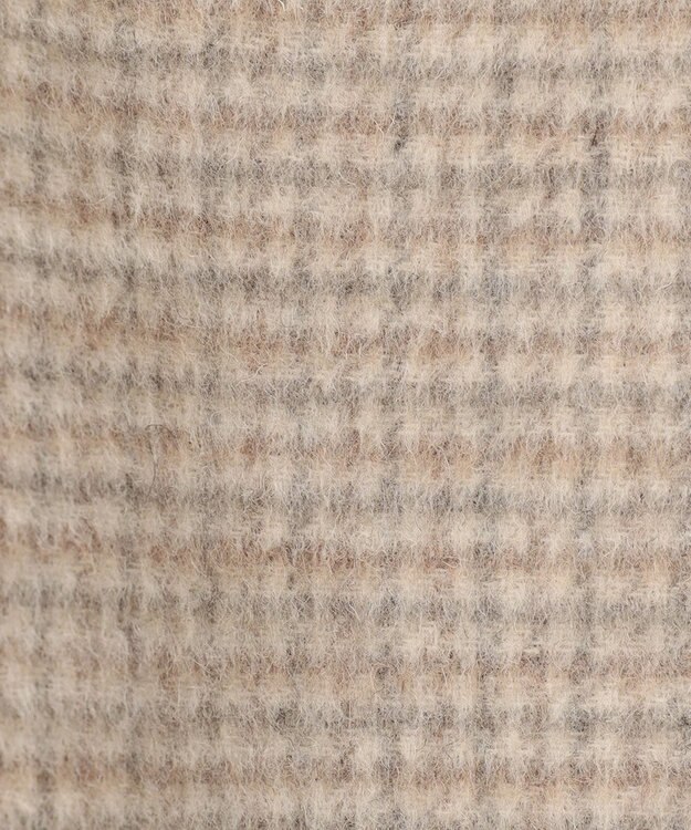 ANY SIS トリミングウールリバー コート アイボリーベージュ