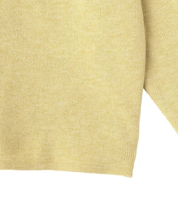 CRAFT STANDARD BOUTIQUE Vネックフードカシュクールニットプルオーバー Light Yellow