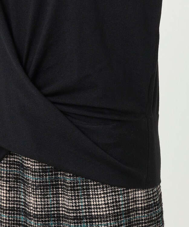 23区 S 【R(アール)】ツイストデザイン ニット ブラック系