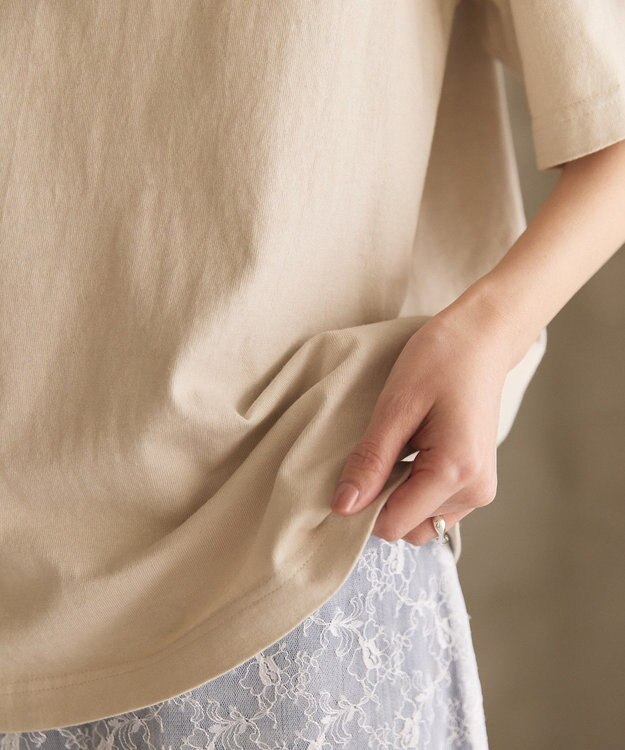 AMERICAN HOLIC ガーメントダイ加工無地Ｔシャツ Beige