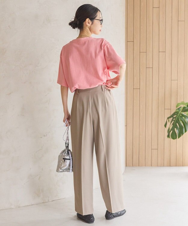 AMERICAN HOLIC ガーメントダイ加工無地Ｔシャツ Pink