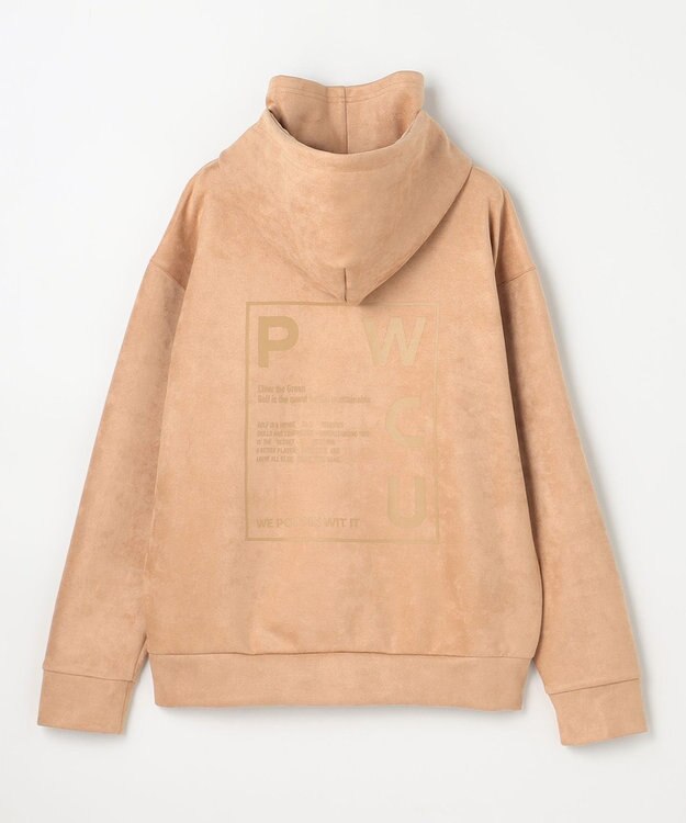 PW CIRCULUS 2025 NEW！【手洗い洗濯可】【WOMEN】スエードライク デタッチャブルフーディ ゴルフウェア レディース ベージュ系