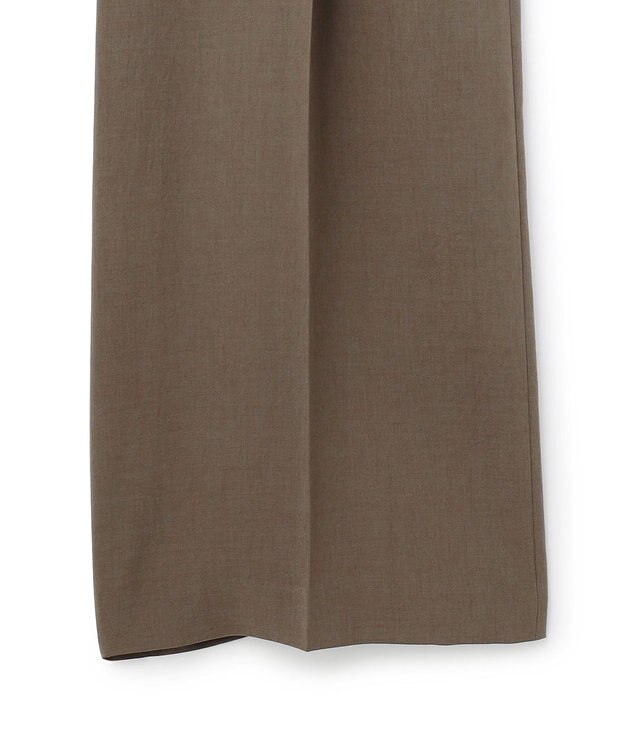 uncrave ドライタッチトロ ワイドトラウザー ベージュ系