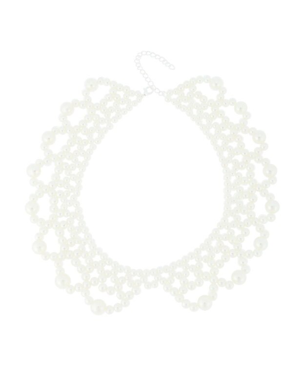 Green Parks ・ＨＡＬＦ　ＴＩＭＥ　パールカラーネックレスＣ White