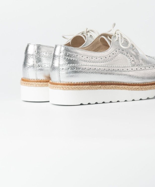 BONTRE 【BONTRE/ボントレ】ジュート厚底レースアップシューズ/05702-RS シルバー