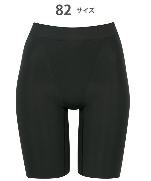 WACOAL 【重力に負けないヒップケアガードル】 ガードル ロング丈 【はくヒップケア】 まるみのあるヒップをキープ 快適なはきごこち 一枚ばき可能 レディース GRC623 /ワコール ブラック