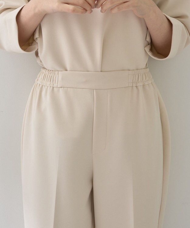 YECCA VECCA 【2点SET】バックフリルデザインセットアップ Ivory