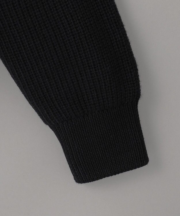 GOTAIRIKU 【ダウン80％使用】ニットスリーブ ダウンブルゾン ネイビー系8