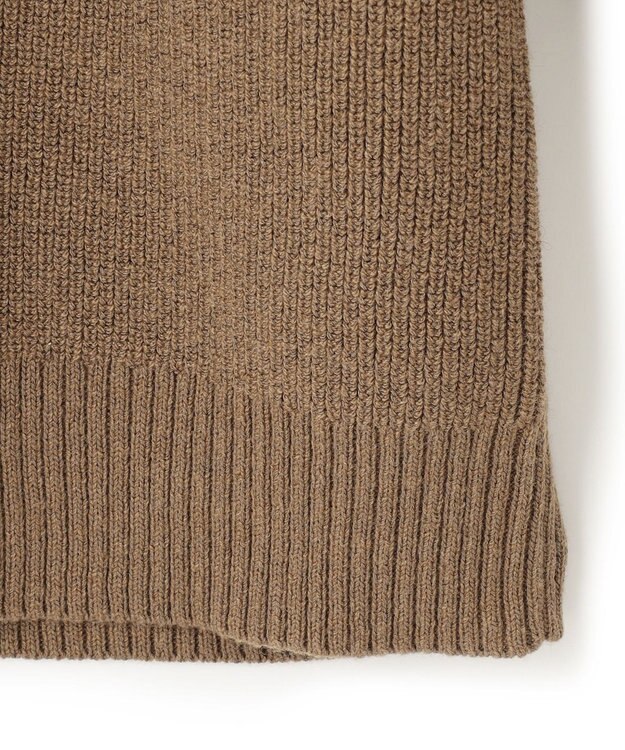 JOSEPH HOMME TWISTED COTTON CASHMERE KNIT キャメル系3