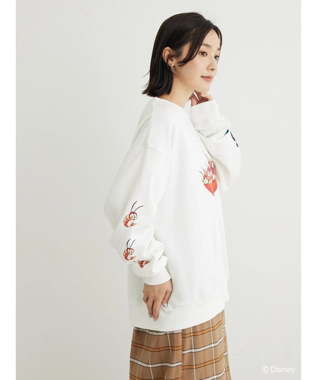 Green Parks Villains／袖アート裏毛プルオーバー Off White