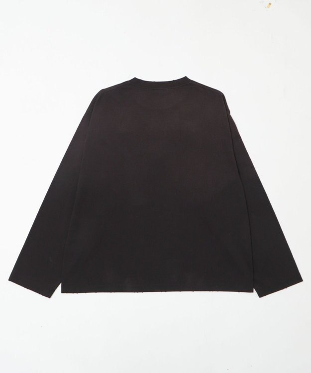 WEGO ルーズスプレーT（長袖） ブラック