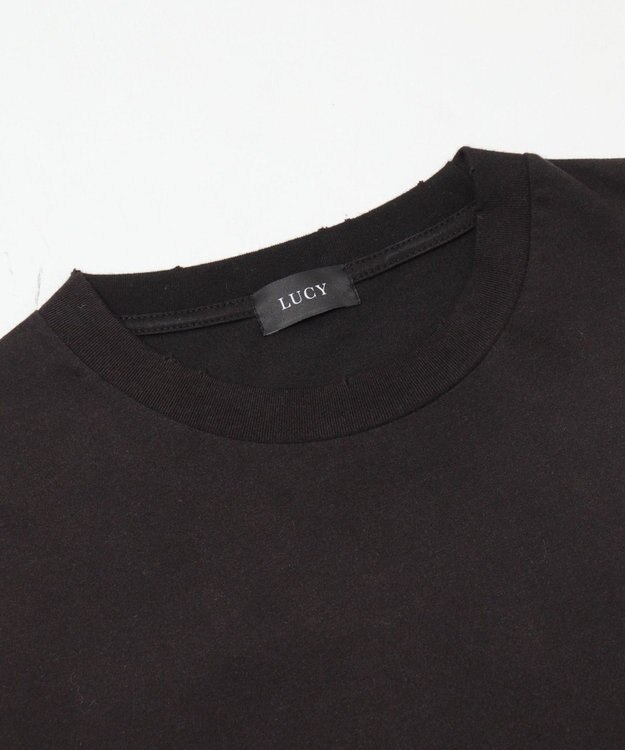 WEGO ルーズスプレーT（長袖） ブラック