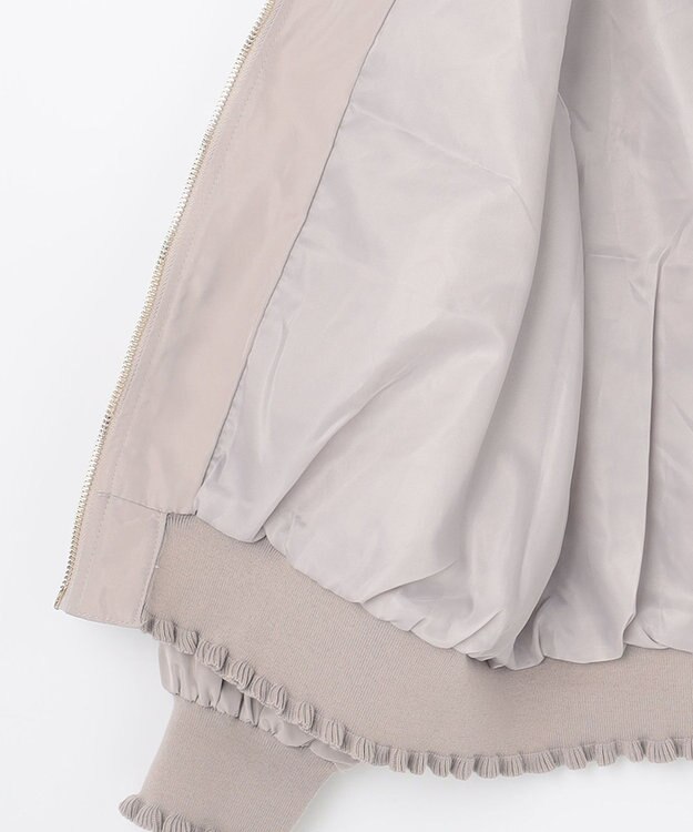 ANY KIDS ガーリー MA-1 ベージュ