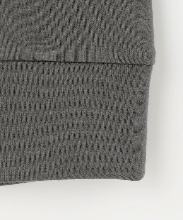 Feroux 【洗える】ローズコサージュ ダンボールプルオーバー グレー系