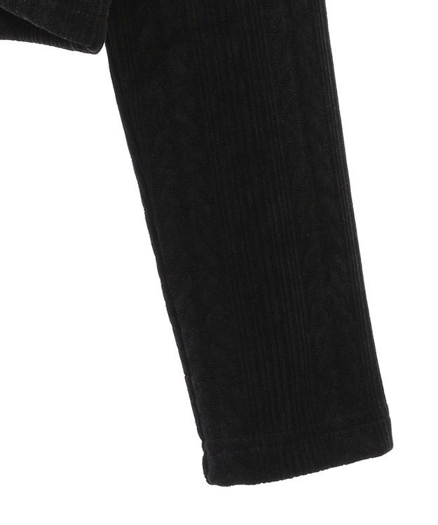 earth music&ecology ベロアケーブルＺｉｐカーディガン Ivory