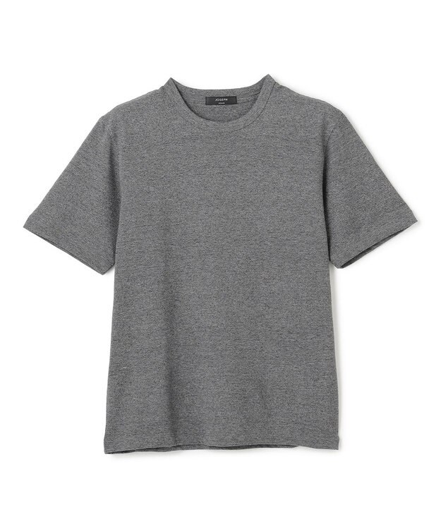 JOSEPH HOMME 新素材【清涼感/ストレッチ】リンクスメランジジャージー　クルーネックカットソー ライトグレー系