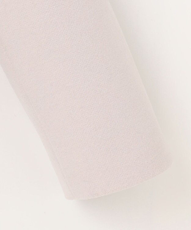 組曲 L 【2WAY】ウールモッサ ショートコート アイスグレー系