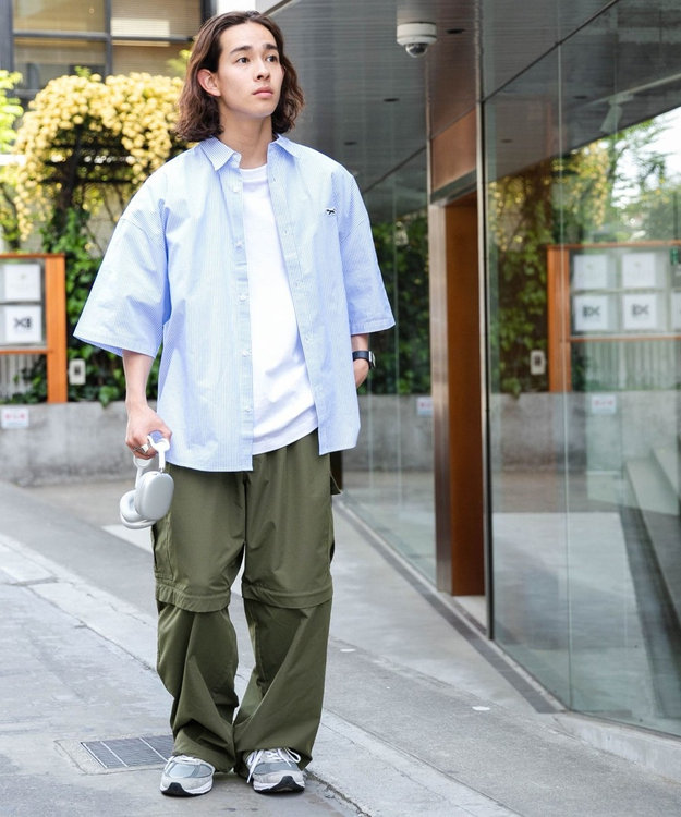 WEGO 2wayリップストップカーゴパンツ カーキ