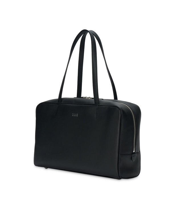 PELLE BORSA レザーミディアムボストン Epure エピュール 5838 ブラック