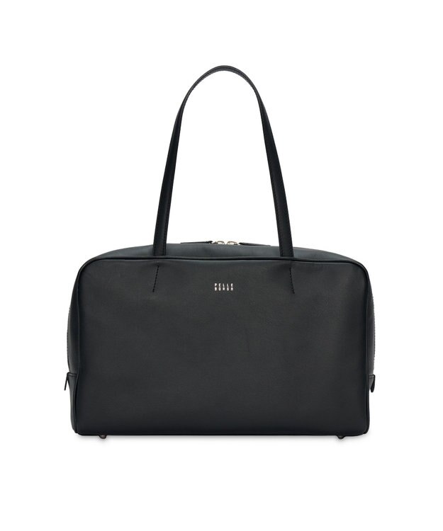 PELLE BORSA レザーミディアムボストン Epure エピュール 5838 ブラック