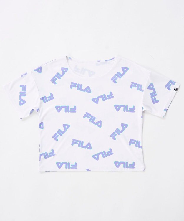 OP／FILA 【FILA】Tシャツ付きスクール水着 パープル