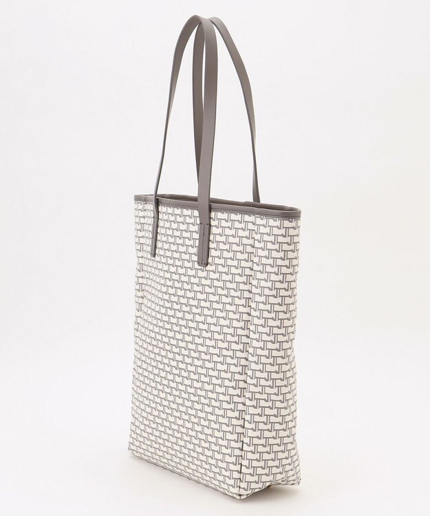 自由区 【カタログ掲載】モノグラムロゴトート バッグ ホワイト