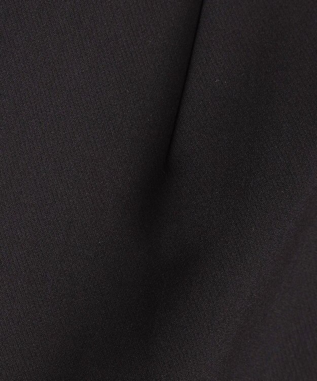 UNFILO 【選べる着丈】ダブルクロスＩラインスカート ブラック系