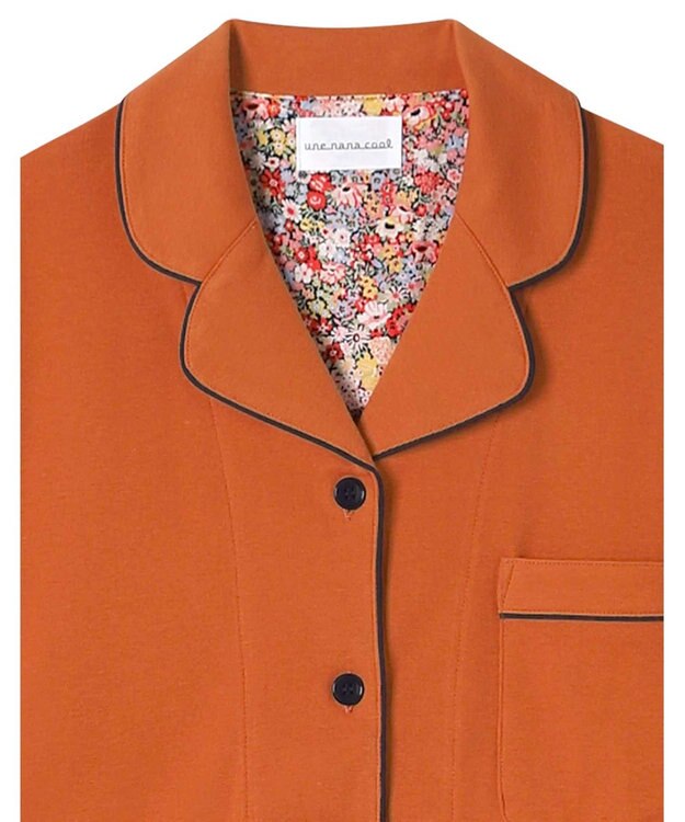 une nana cool 【綿100％】フライスパジャマ　ＭＡＤＥ　ＷＩＴＨ　ＬＩＢＥＲＴＹ　ＦＡＢＲＩＣ BR